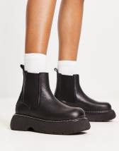 Steve Madden Merilyn chunky boots in bone | ASOS