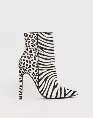 zebra print boots