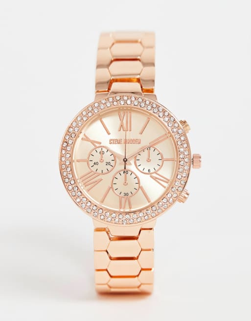 Steve madden watches sale rose gold