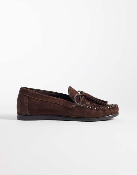 Steve Madden – Yaira – Brązowe mokasyny z zamszu - view 1