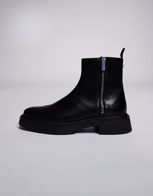 Steve Madden Zenith Ankle boots in Black Leather