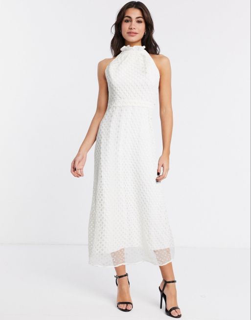 Stevie May midsummer midi dress in white | ASOS