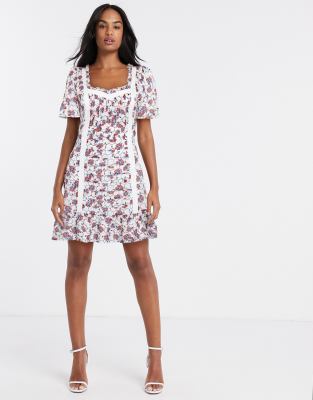 Stevie May Sunni prarie mini dress-Multi