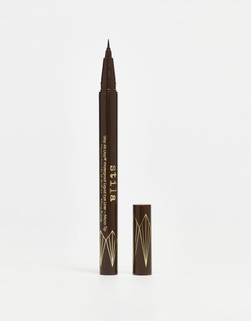 Stila – Stay All Day – Wodoodporny eyeliner w płynie z mikro końcówką – Ciemny brąz