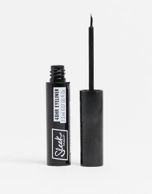 фото Стойкая жидкая подводка для глаз sleek makeup – 48hr liquid liner (черный)-черный цвет