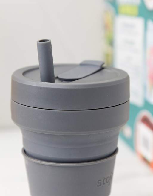 Stojo brooklyn – Biggie 16oz – Grå fickmugg, 4 av 4