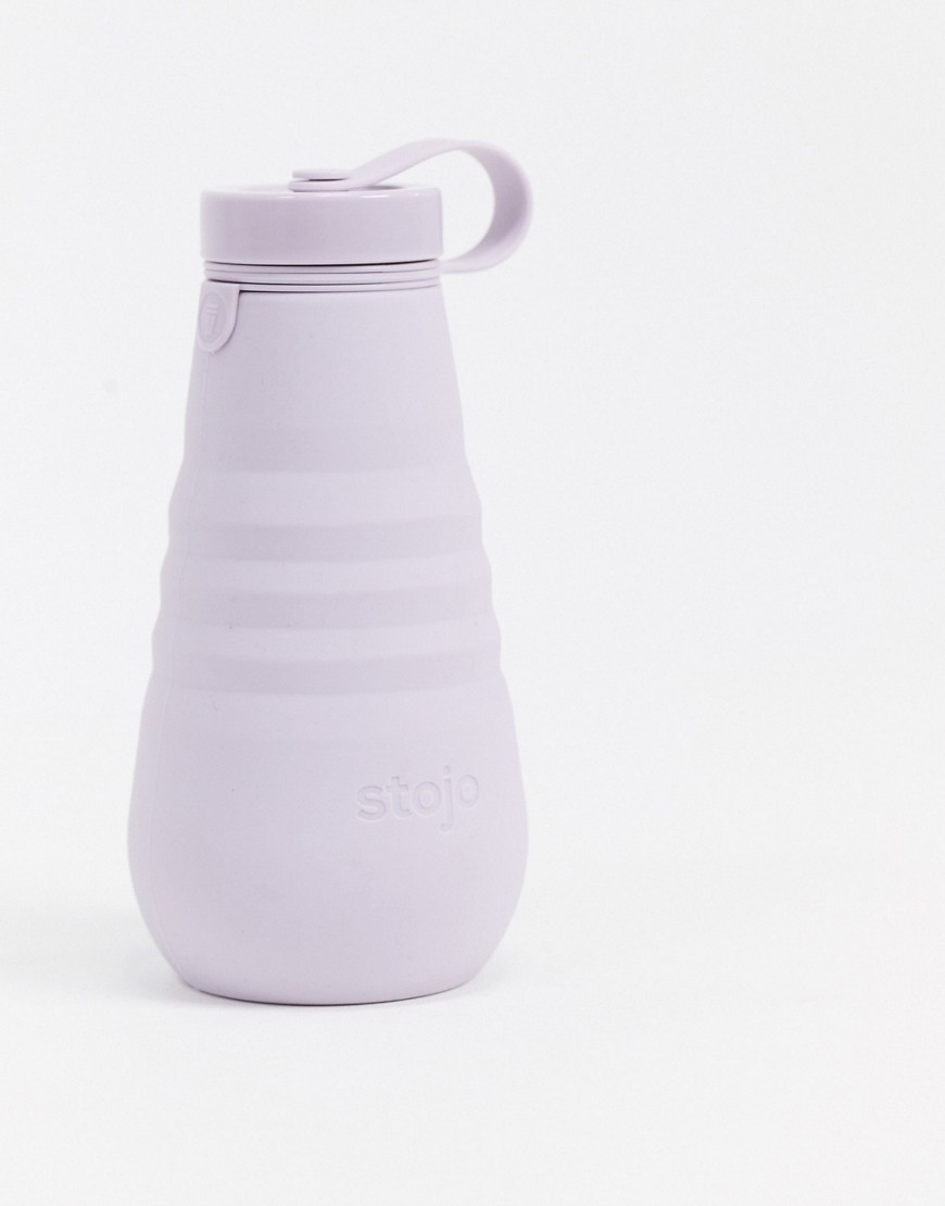 Stojo collapsible 550ml water bottle in lilac-No Colour