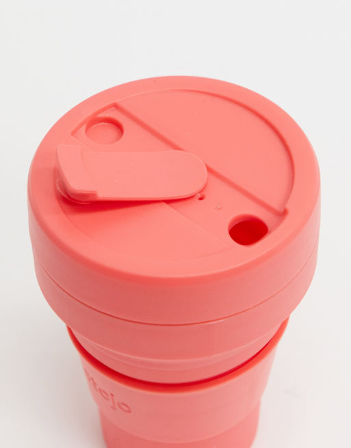 Stojo coral pocket cup 12oz, 3 of 4