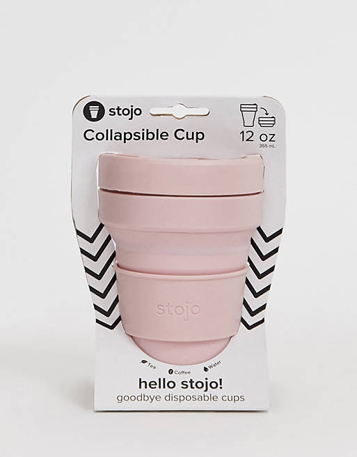 Stojo dusty pink pocket cup 12oz