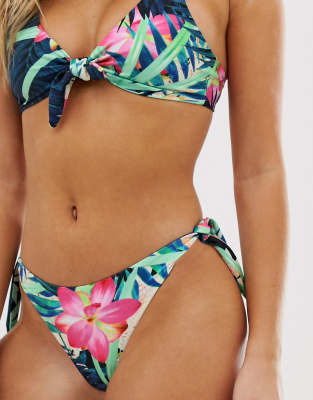 tropical floral bikini