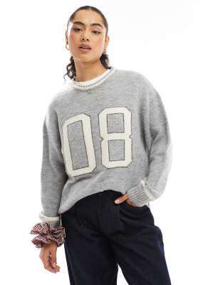 Stradivarius - 08 - Pullover in Grau