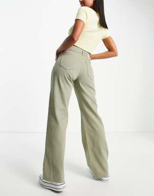 stradivarius khaki jeans