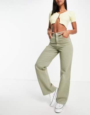 stradivarius khaki jeans