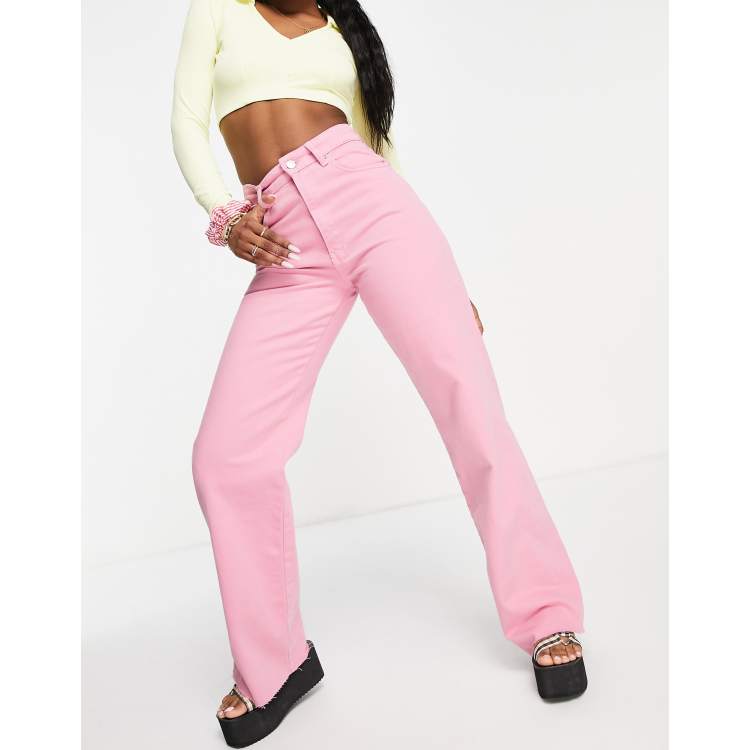 Rose store pink jeans