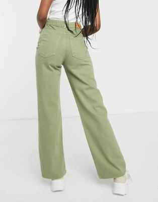 stradivarius khaki jeans