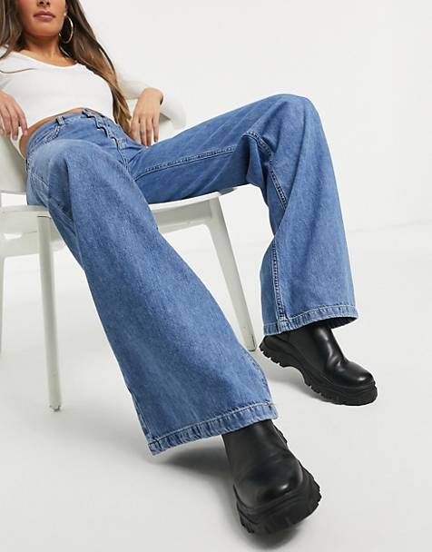 TheDoubleF Dames Kleding Broeken & Jeans Jeans Wide Leg Jeans Wide leg jeans 