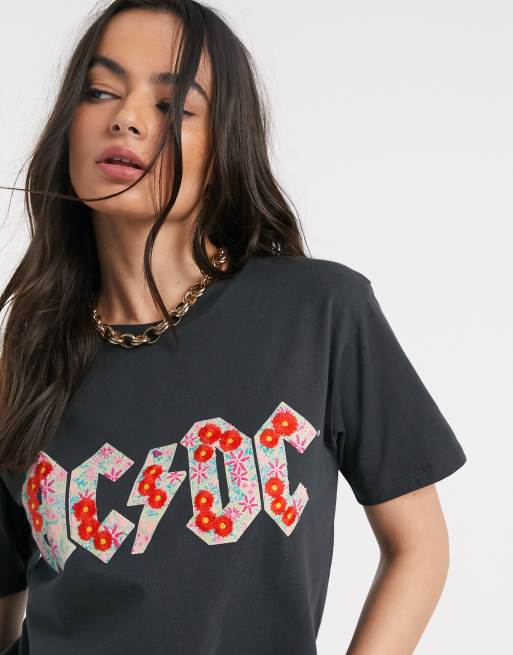 Topshop 2024 acdc t-shirt