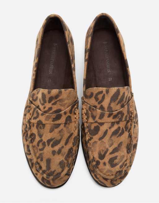 Stradivarius Animal print loafers in combined, 2 of 4