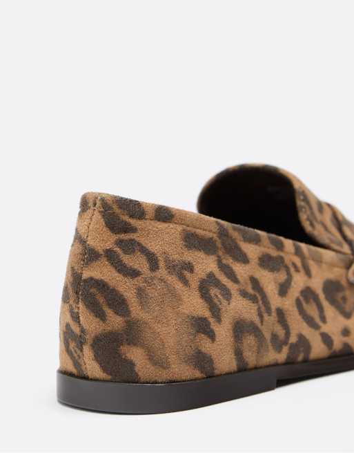 Stradivarius Animal print loafers in combined, 4 of 4