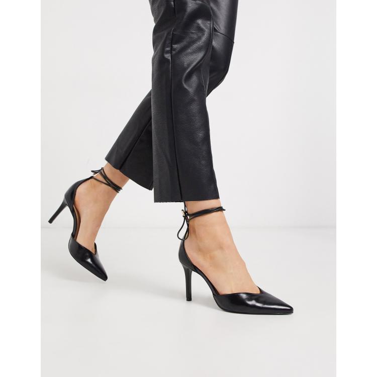 Court shoes with ties - Black - Ladies