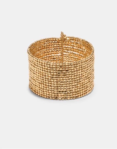 Stradivarius - Armband met kralen in goud - view 1