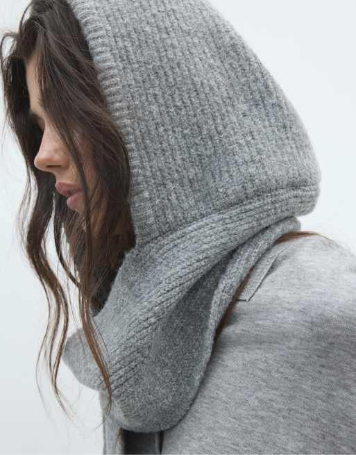 Stradivarius balaclava i mørkegrå, 2 af 4