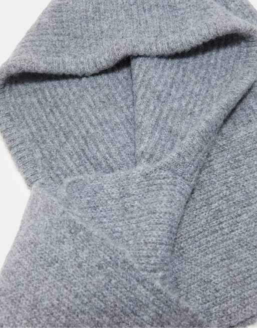 Stradivarius balaclava i mørkegrå, 4 af 4