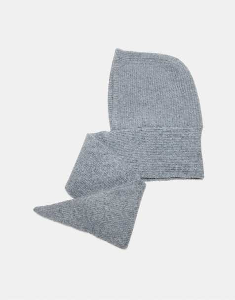 Stradivarius balaclava in donkergrijs - view 1