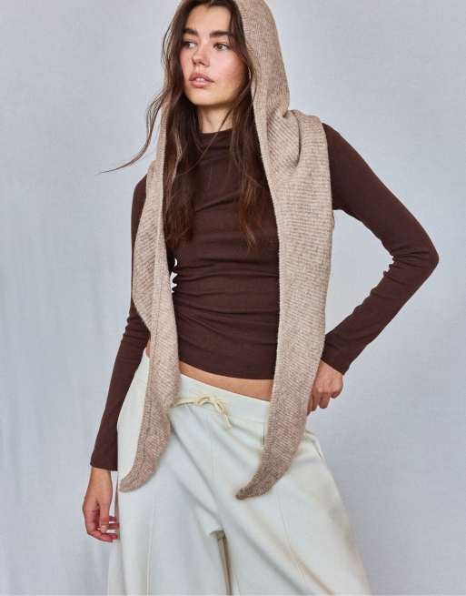 Stradivarius Balaclava in mid beige, 2 of 4