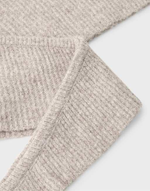 Stradivarius Balaclava in mid beige, 4 of 4