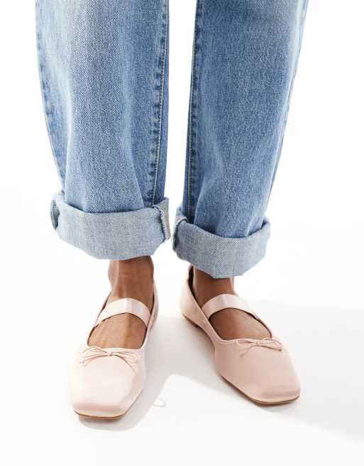 Stradivarius - Ballerines avec bride - Rose, 4 de 4