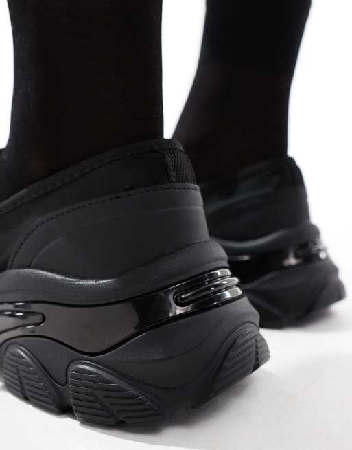 Stradivarius ballet trainer in black, 5 of 5