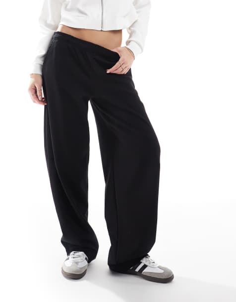 Stradivarius balloon jogger in black - view 1