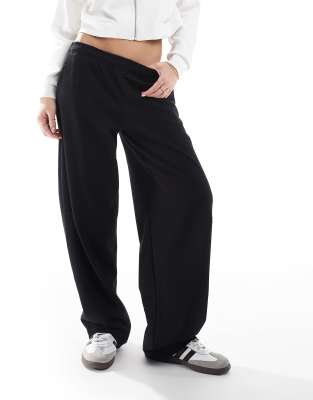 balloon sweatpants in black