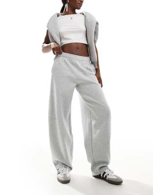 Stradivarius Balloon Sweatpants In Gray