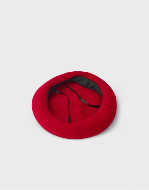 Stradivarius baret in rood, 4 van 4
