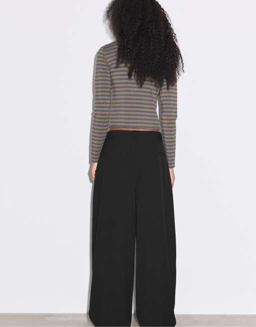 Stradivarius Barrel-Hose in Schwarz, 3 von 7