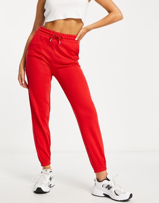 Pantalon discount rouge stradivarius