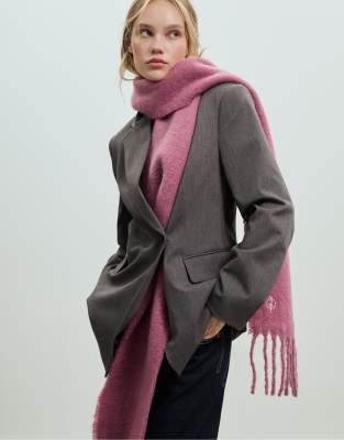 Stradivarius - Basic-Schal in Mauve-Lila