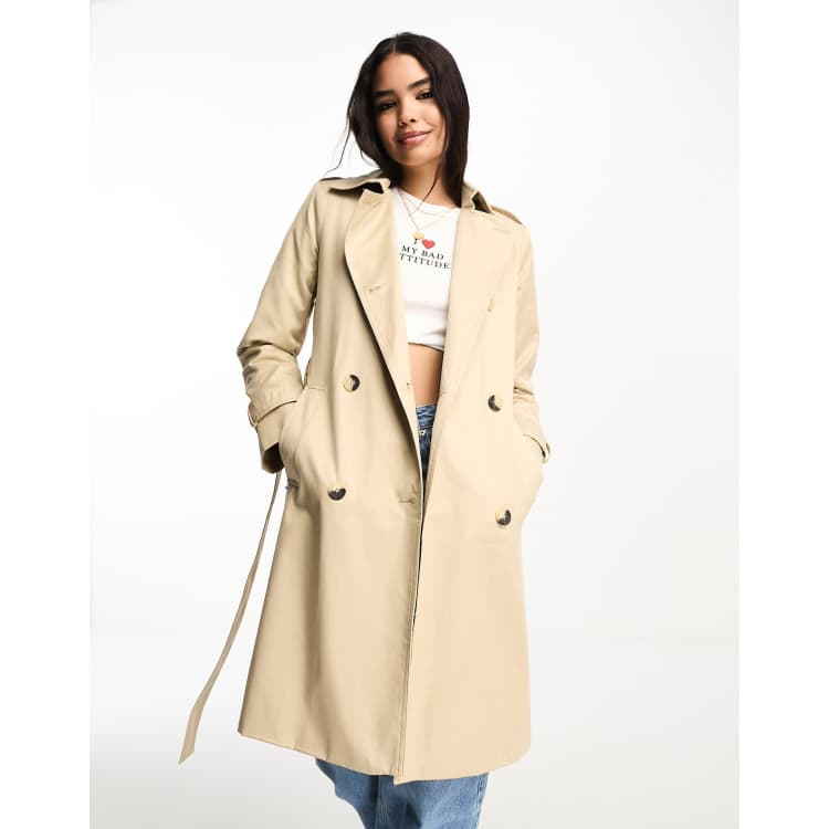 Trench discount beige stradivarius