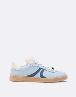 Baskets casual en cuir - Bleu 39