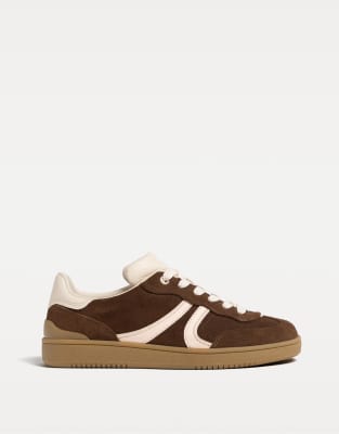 Baskets en cuir - Marron 37
