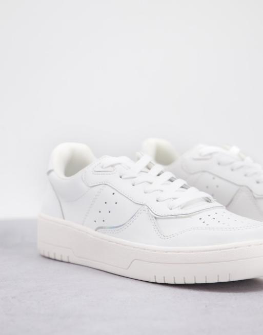 Stradivarius Baskets r tro Blanc ASOS