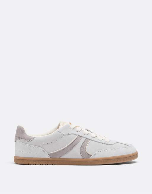 Stradivarius baskets rétro minimalistes grises, 1 de 7