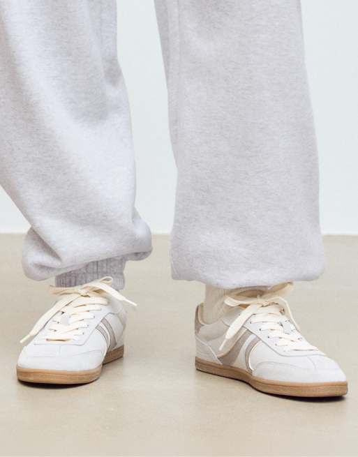 Stradivarius baskets rétro minimalistes grises, 2 de 7