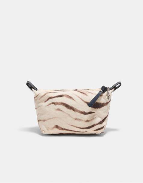 Stradivarius - Beauty-case stampato écru - view 1