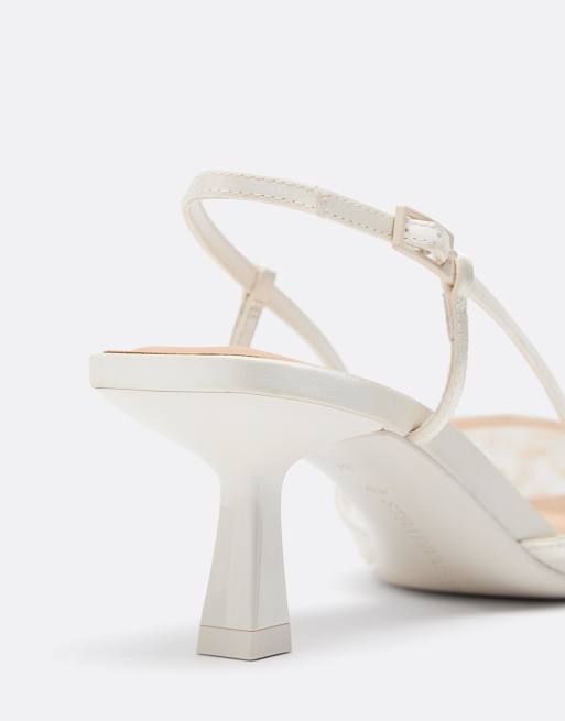 Stradivarius – Beige klackskor med utsmyckningar, 2 av 4