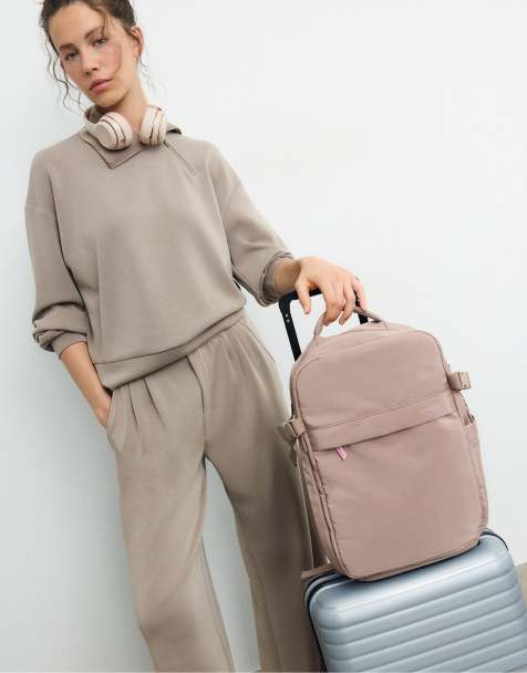 Stradivarius - Beige sports-rygsæk til kabinen - view 1