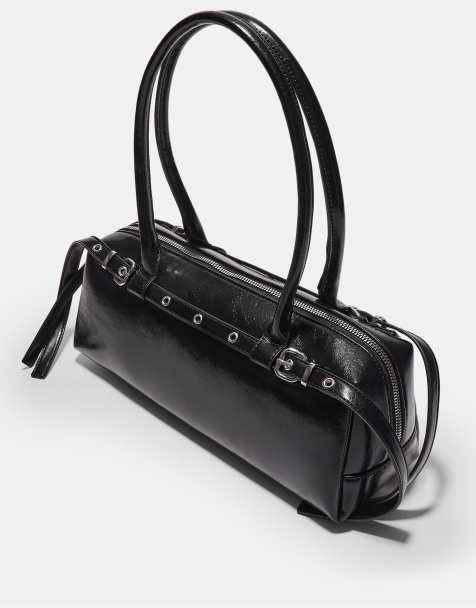 Stradivarius Belt bag in black - view 1