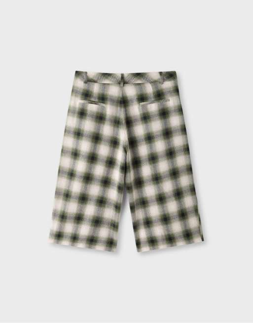 Stradivarius bermudashorts med brede ben og krydset talje, 7 af 7
